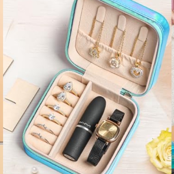 Portable Jewelry Box, Adjustable Ring & Ankle Bracelet Bundle - Picture 9 of 15